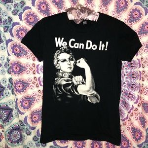 We Can Do It rosie the riveter t-shirt
